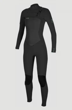FemmesEpic 5/4mm Chest Zip Full Wetsuit| Noire