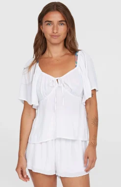 FemmesHaut en tissu Huges| Blanc