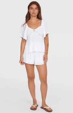 FemmesHaut en tissu Huges| Blanc
