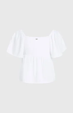 FemmesHaut en tissu Huges| Blanc