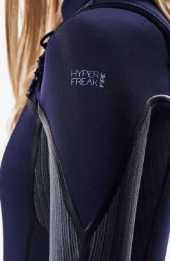 FemmesHyperfreak Fire 4/3mm Chest Zip Full Wetsuit| Bleu