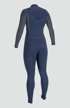 FemmesHyperfreak Fire 4/3mm Chest Zip Full Wetsuit| Bleu