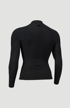 FemmesHyperfreak 2/1.5mm Front Zip Wetsuit Jacket| Noire