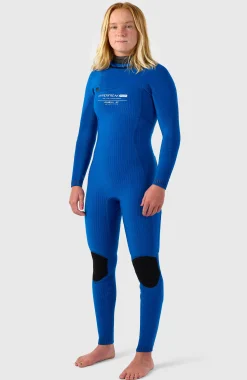 FemmesHyperfreak Plus 3/2mm Chest Zip Full Wetsuit| Noire