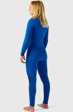 FemmesHyperfreak Plus 4/3mm Chest Zip Full Wetsuit| Noire