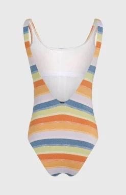FemmesMaillot une pièce Beach Vintage| Jaune