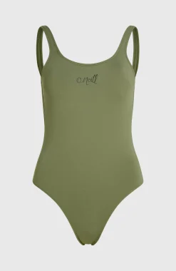 FemmesMaillot une pièce Essentials Script| Vert
