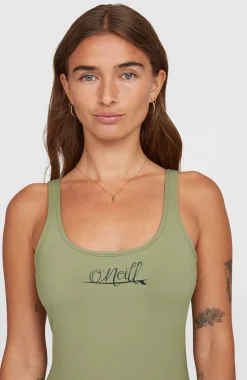 FemmesMaillot une pièce Essentials Script| Vert