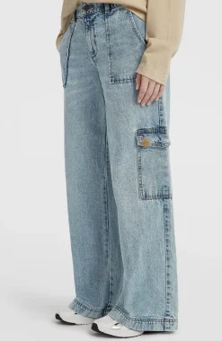 FemmesPantalon cargo O'Riginals en jean| Bleu