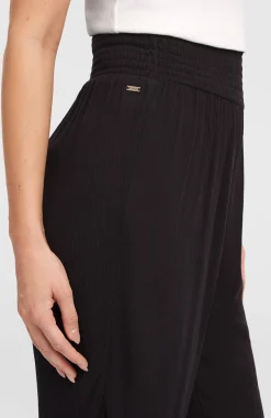 FemmesPantalon Johnny Smocked Waist| Noire