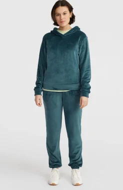 FemmesPolaire à capuche Velour| Bleu
