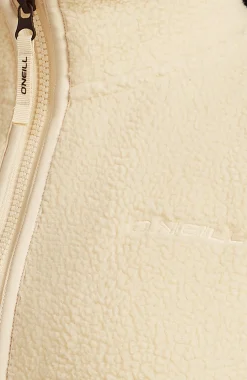 FemmesPolaire à poils longs et zip intégral Must-Have| Beige