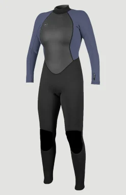 FemmesReactor-2 3/2mm Back Zip Full Wetsuit| Noire
