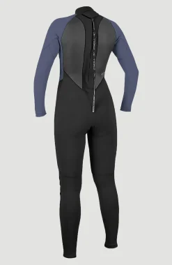 FemmesReactor-2 3/2mm Back Zip Full Wetsuit| Noire