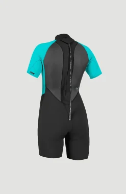 FemmesReactor-2 2mm Back Zip Shortsleeve Spring Wetsuit| Noire