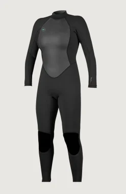 FemmesReactor-2 3/2mm Back Zip Full Wetsuit| Noire