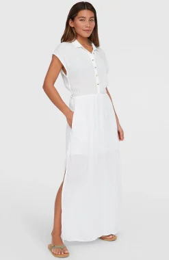 FemmesRobe chemise longue Lori| Blanc