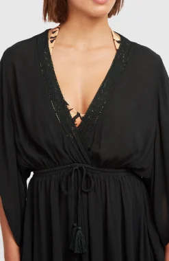 FemmesRobe Essentials Tokeena Cover Up| Noire