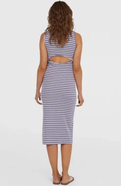 FemmesRobe midi côtelée Jess| Violet