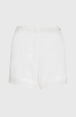 FemmesShort Essentials à broderie| Blanc