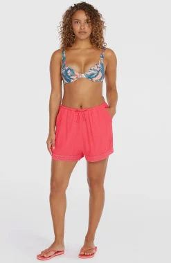 FemmesShort Essentials à broderie| Rose