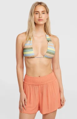 FemmesShort Johnny Smocked Waist| Orange