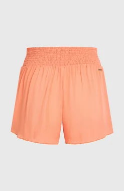 FemmesShort Johnny Smocked Waist| Orange