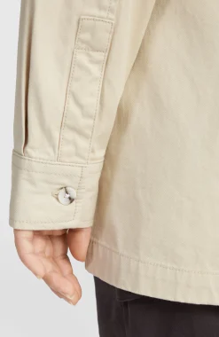 FemmesSurchemise en sergé| Beige