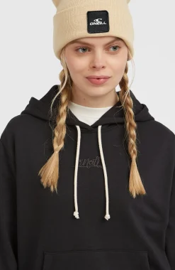 FemmesSweat à capuche Essentials Script| Noire