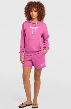 FemmesSweat à capuche Essentials Script| Violet