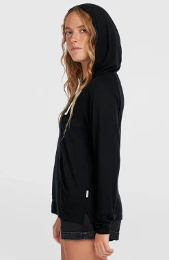 FemmesSweat à capuche et à manches longues Essentials| Noire