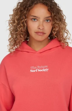FemmesSweat à capuche Future Surf Society| Rose