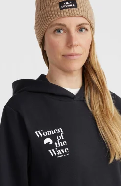 FemmesSweat à capuche Women of the Wave| Noire