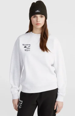 FemmesSweatshirt à col rond Women of the Wave| Blanc
