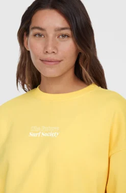 FemmesSweatshirt Future Surf Crew| Jaune