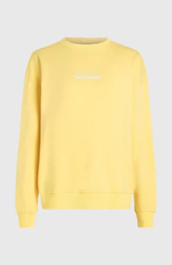 FemmesSweatshirt Future Surf Crew| Jaune
