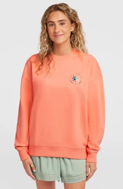 FemmesSweatshirt Summer Must-Have Crewneck| Orange