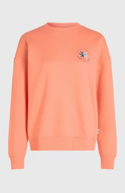 FemmesSweatshirt Summer Must-Have Crewneck| Orange