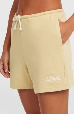 FemmesSweatshort Essentials Script| Beige