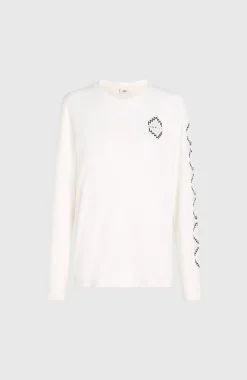 FemmesT-shirt à manches longues| Blanc