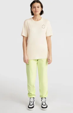 FemmesT-shirt Chest Graphic| Beige