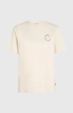 FemmesT-shirt Chest Graphic| Beige