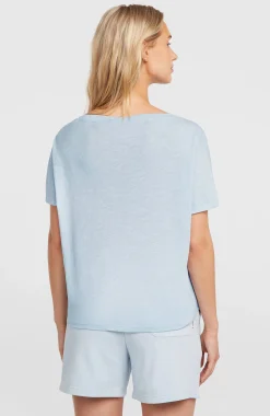 FemmesT-shirt Essentials O'Neill Script Scoop Neck| Bleu