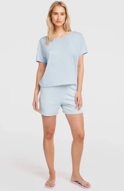 FemmesT-shirt Essentials O'Neill Script Scoop Neck| Bleu
