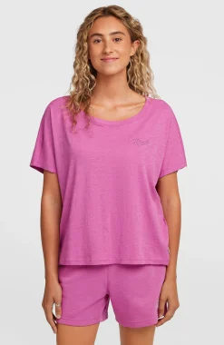 FemmesT-shirt Essentials O'Neill Script Scoop Neck| Violet