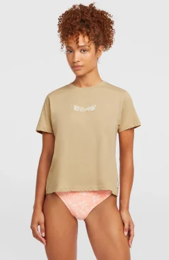 FemmesT-shirt Essentials Script| Beige