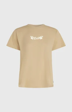 FemmesT-shirt Essentials Script| Beige