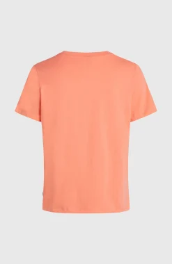 FemmesT-shirt Front Print| Orange