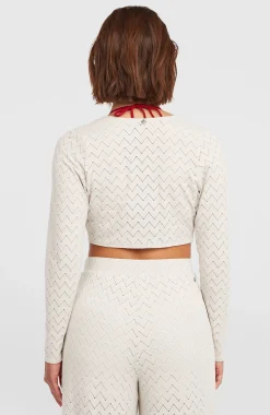 FemmesT-shirt manches longues noué O'Riginals| Blanc