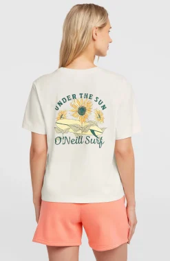 FemmesT-shirt O'Neill Boxy Back-Print| Blanc